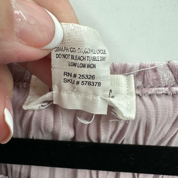 WORLD MARKET purple textured burnout velvet dark romantic feminine top L/XL - Picture 6 of 10